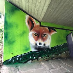 Streetart in Haan - 12 von 12 im April 2022 von Sonja Fuchs - Fuchsmunter